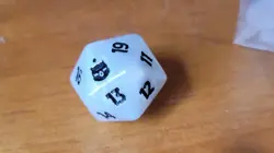 MtG Final Fantasy Moogle Dice from Bundle D20 Spindown Lifecounter - Image 2