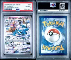 2024 POKEMON TEF EN METAGROSS ILLUSTRATION RARE 178/162 PSA 10 - Image 3