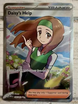 Pokemon TCG Daisy's Help Scarlet & Violet-151 195/165 Holo Ultra Rare!! - Image 1