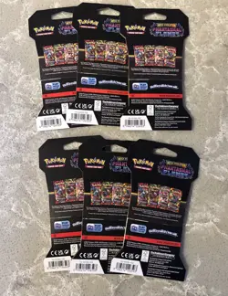 Set Of 6 Pokemon Mega Evolution Phantasmal Flames Sleeved Booster Packs - Image 2