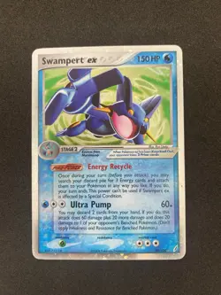 Swampert ex 98/100 Pokemon EX Crystal Guardians 2006 Holo – MP - Image 1