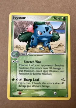 2006 Pokemon TCG Ivysaur - 35/100 - Non Holo EX Crystal Guardians - Image 1