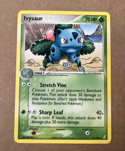 2006 Pokemon TCG Ivysaur - 35/100 - Non Holo EX Crystal Guardians - Image 2