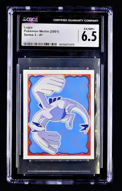 Pokemon 2001 Topps Merlin Series 3 #41 Lugia CGC 6.5 NM+ POP 1 ✨ - Image 1