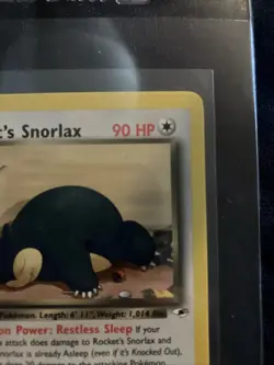 🐾Rocket's Snorlax 033/132 Gym Heroes 1st Edition Regular Rare - Pokemon Lp - Image 3