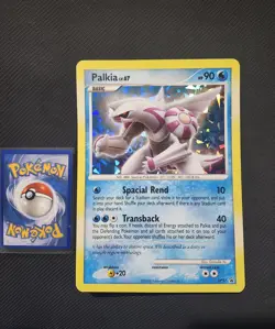 Pokemon Palkia DP27 Cracked Ice Holo 2008 Diamond & Pearl Black Star Promo JUMBO - Image 3
