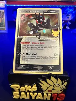 Pokemon TCG Greninja Gold Star SWSH144 Celebrations ETB Promo - Image 1