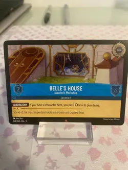 Disney Lorcana- Cold Foil - Belle's House - Maurice's Workshop - 168/204 - Image 1