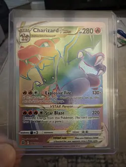 Pokemon Charizard VSTAR 174/172 Brilliant Stars Secret Rare Card PSA 10 - Image 1