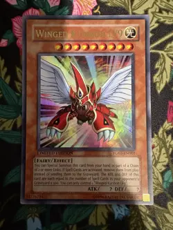Yugioh Winged Kuriboh LV9 YG03-EN001 Yu-Gi-Oh! GX Manga Promotional Cards - Image 1
