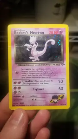 Pokemon Card Lot - 2 Pikachu 60/64, Pikachu 58/102, Rocket's Mewtwo 14/132 - Image 5
