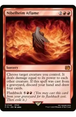 1x MTG Nibelheim Aflame - Final Fantasy Mythic! NM Mint! - Image 1