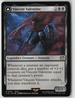 Vincent Valentine #125 Rare FINAL FANTASY NM MTG - Image 1