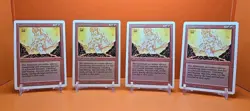 🔴🔴🔴 (4) 1994 MAGIC The Gathering FIRE ELEMENTAL REVISED 3RD EDITION PLAYED🔴 - Image 1