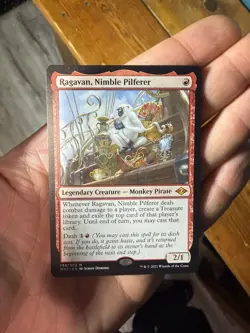 MTG Magic The Gathering Ragavan, Nimble Pilferer Modern Horizons 2 - Image 1