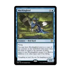 MTG - Mockingbird - BLB 61 - Prerelease Foil - NM - Image 1