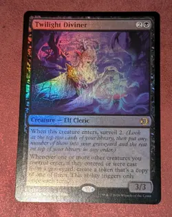 MTG *FOIL* Lorwyn Eclipsed Rare TWILIGHT DIVINER NM - Image 1