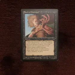 Magic The Gathering Legends 1994 Touch of Darkness Ex Condition See Pictures - Image 1