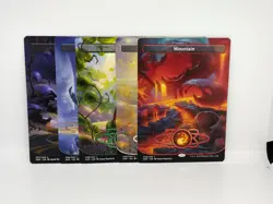 MTG Unfinity Basic Space Land Set All Near Mint Free Shipping Boarderless - Image 1
