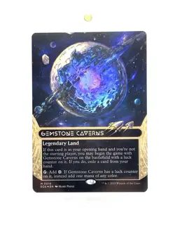 MTG Gemstone Caverns (0016) (Borderless) Edge of Eternities: Stellar Sights Foil - Image 1