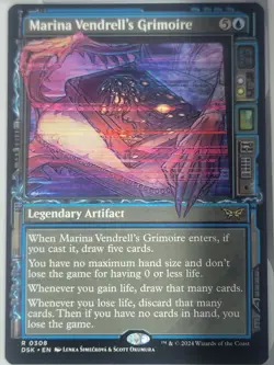 Showcase MARINA VENDRELL'S GRIMOIRE mtg NM-M Duskmourn 1 Rare - Image 1