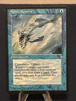 MTG - Magic The Gathering - Mystic Remora - Ice Age - NP/NM! - Image 1