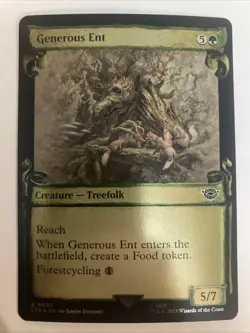 MTG Generous Ent 0620 Showcase Scrolls The Lord of the Rings NM FOIL - Image 1