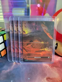 Mountain 265 (Borderless) Magic The Gathering Edge Of Eternities Land x4 - Image 1