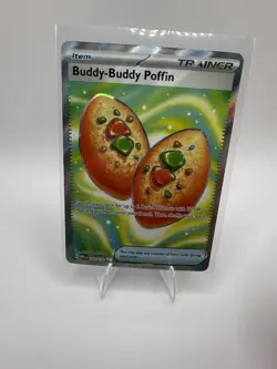 Buddy-Buddy Poffin 167/132 Ultra Rare Pokemon TCG Mega Evolution Full Art NM - Image 1