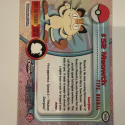 Pokemon Card - Meowth Topps Chrome TV Animation Edition 52 Chrome - Image 2