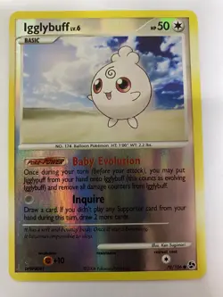 Igglybuff - Reverse Holo - 70/106 Great Encounters - Pokemon TCG - 2008 - Image 1