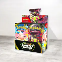 Pokemon TCG: Mega Evolution-Perfect Order Booster Box - PRE-SALE - Image 1
