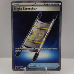 Pokemon Night Stretcher 173/132 Me01: Mega Evolution Ultra Rare Trainer Holo - Image 1