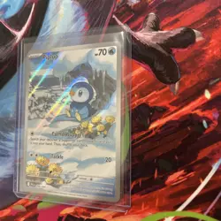 Pokemon TCG Piplup 98/94 Phantasmal Flames Illustration Rare Mega Evolution - Image 2