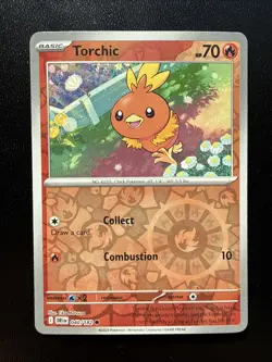 FREE SHIPPING Torchic 40/182 Pokemon TCG Sv10: Destined Rivals Reverse Holo - Image 1