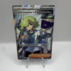 Pokemon Ciphermaniac's Codebreaking 198/162 SV05 Temporal Forces Full Art Holo - Image 1