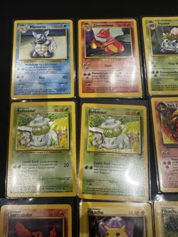 Pokemon 1999 Bulbasaur, Squirtle, Charmander Pikachu WOTC Rocket Base Jungle - Image 2