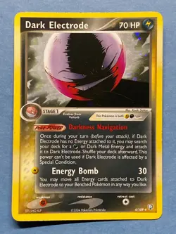 Pokemon Holo Dark Electrode- EX Team Rocket Returns- 4/109- VLP - Image 1