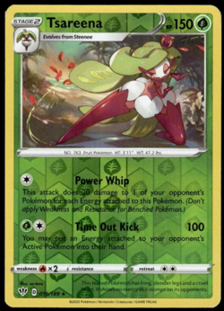 Pokemon - Tsareena 016/189 - Darkness Ablaze - Rare Reverse Holo - NM/M - Image 1