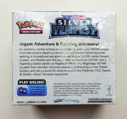 Pokemon Sword & Shield silver Tempest booster box - Image 2