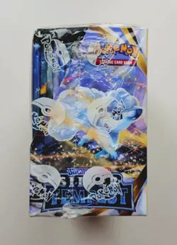 Pokemon Sword & Shield silver Tempest booster box - Image 3