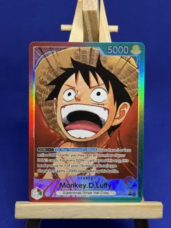 One Piece TCG OP13-001 Monkey D Luffy Alt Art Leader - Image 1