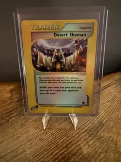 Pokemon Desert Shaman 123/144 Trainer Holo Card Nintendo 2003 - Image 1