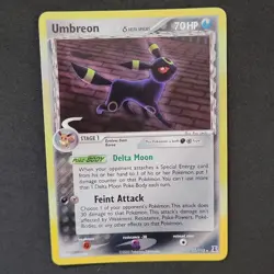 Umbreon 17/113 EX Delta Species 2005 Holo Rare Pokemon Card TCG - Image 1