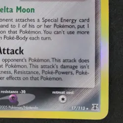 Umbreon 17/113 EX Delta Species 2005 Holo Rare Pokemon Card TCG - Image 5