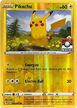 Pikachu (049/203) (2023 2024 League Promo) [League & Championship Cards] Near M - Image 1