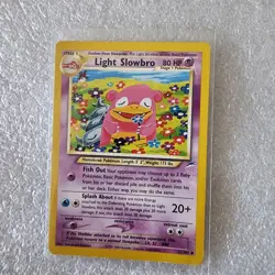 POKEMON LIGHT SLOWBRO 51/105 TRADING CARD - Image 1