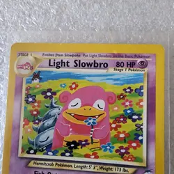 POKEMON LIGHT SLOWBRO 51/105 TRADING CARD - Image 2
