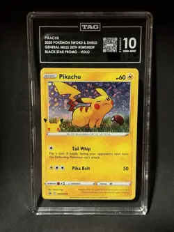 Pikachu - (General Mills) SWSH039 Miscellaneous Cards & Products Holo - TAG 10 - Image 1