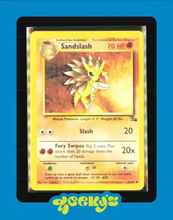 SANDSLASH - 41/62 - Fossil - Pokemon Card - Image 1